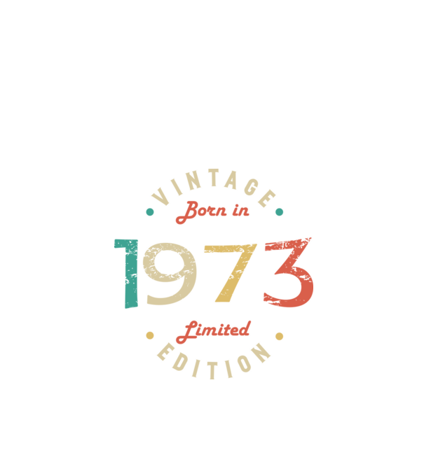 Born in 1973 minta fekete pólón