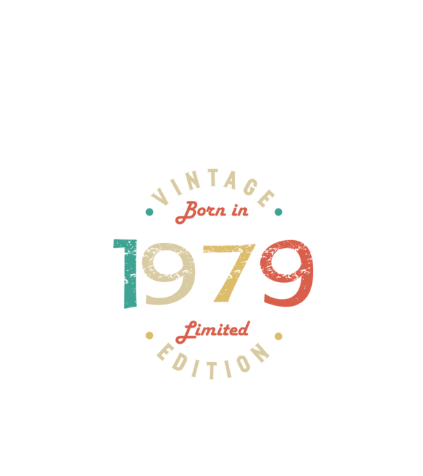Born in 1979 minta fekete pólón
