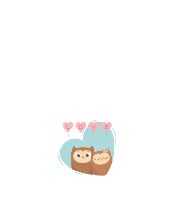 Owls love minta világos rózsaszín pólón