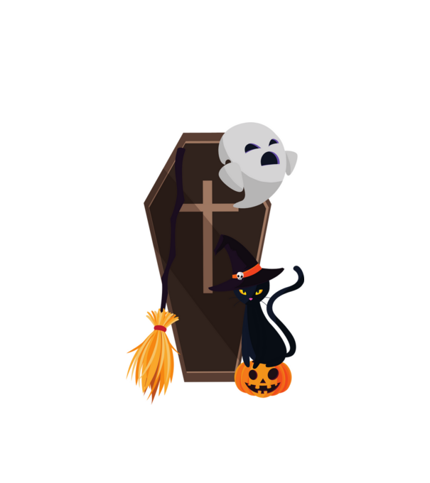 Halloween minta fehér pólón