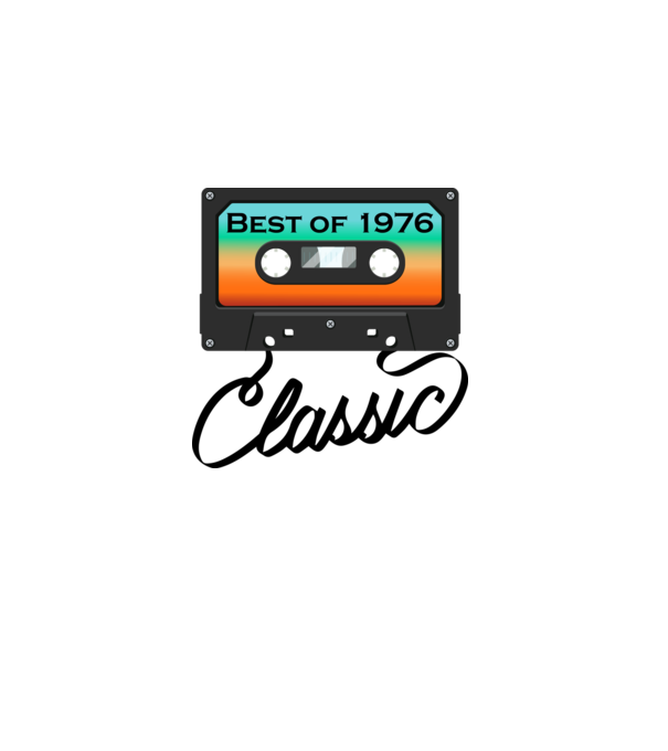 Best Of 1976 minta fehér pólón