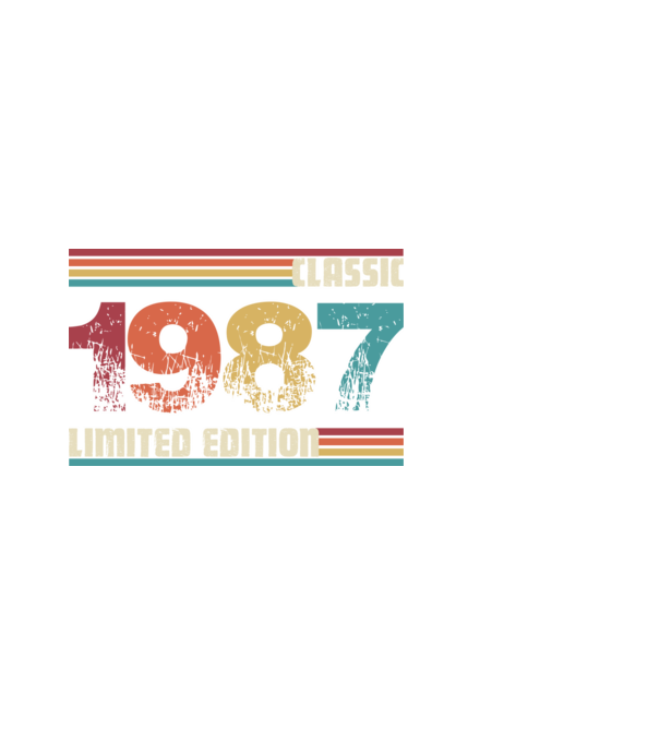 Classic 1987 minta fekete pólón