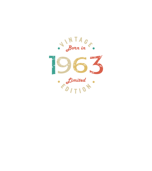 Born in 1963 minta fekete pólón