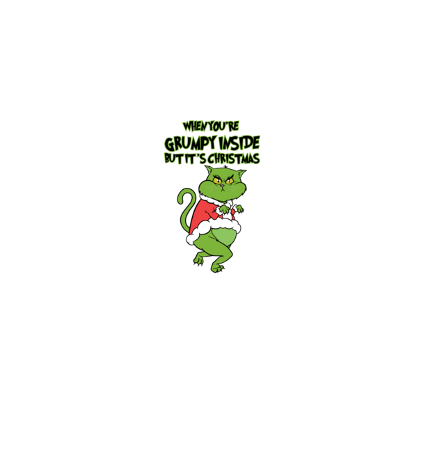 Grumpy Christmas minta szürke pólón