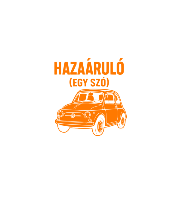 Hazaáruló (egy szó) minta szürke pólón