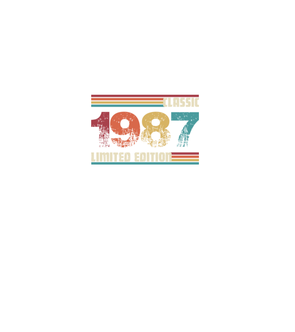 Classic 1987 minta fekete pólón