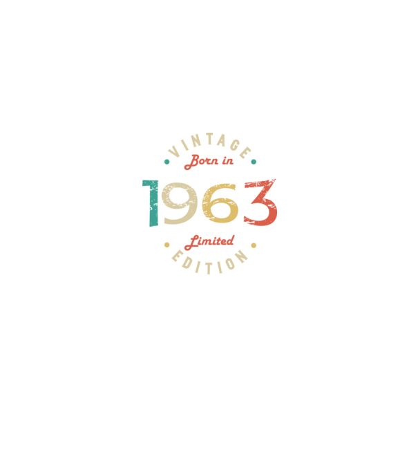 Born in 1963 minta fekete pólón