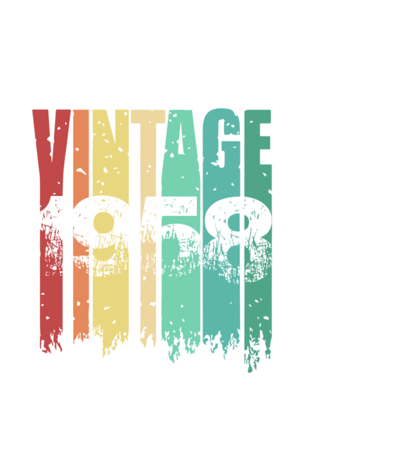 Vintage 1958 minta fekete pólón