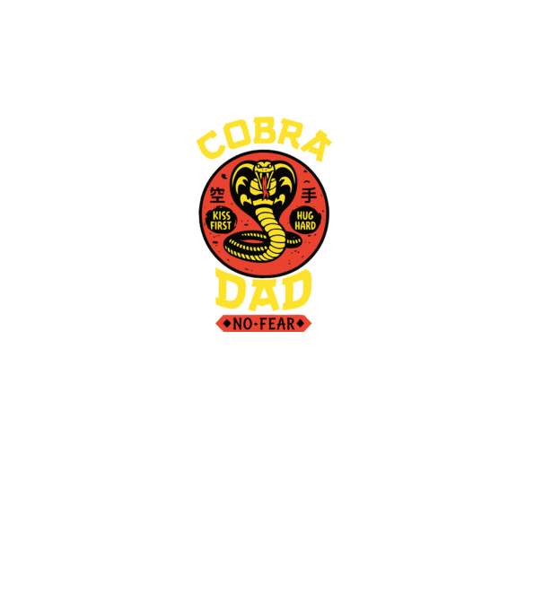 Cobra Dad minta fekete pólón