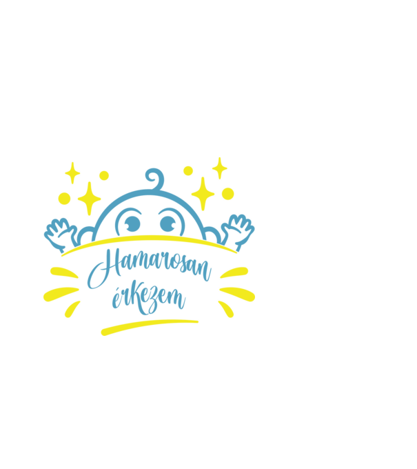 Hamarosan érkezem minta fekete pólón