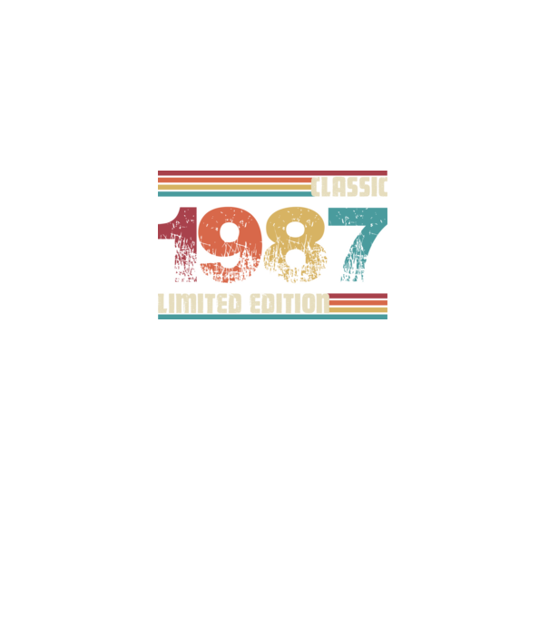 Classic 1987 minta fekete pólón