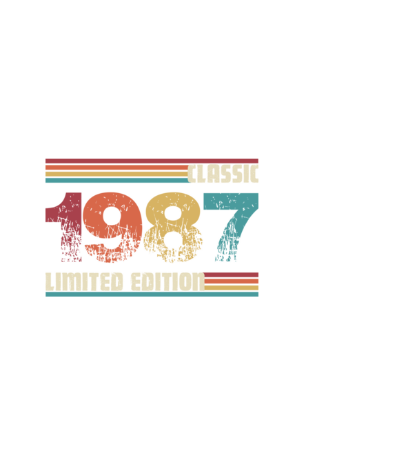 Classic 1987 minta fekete pólón