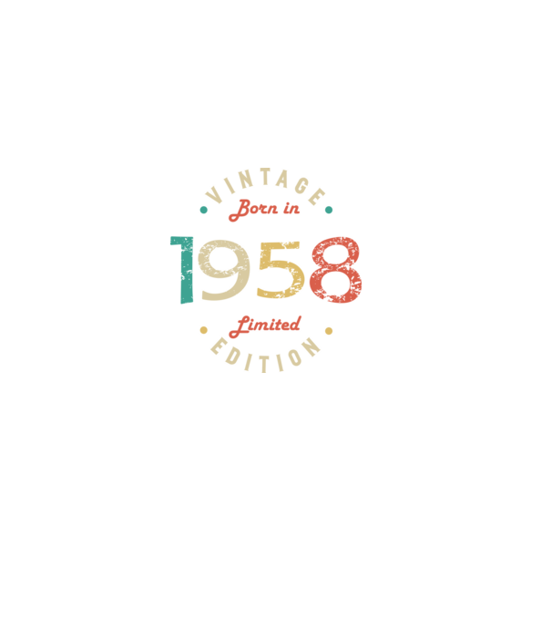 Born in 1958 minta fekete pólón