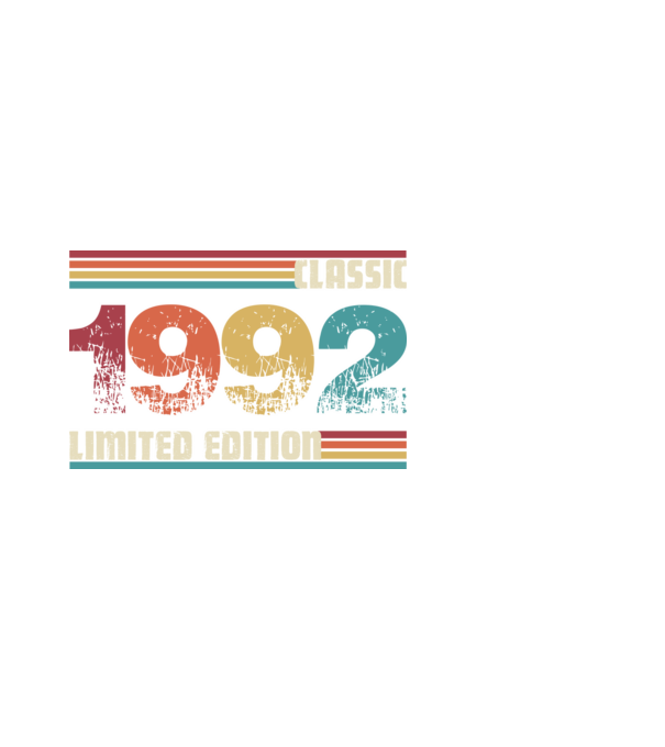 Classic 1992 minta fekete pólón