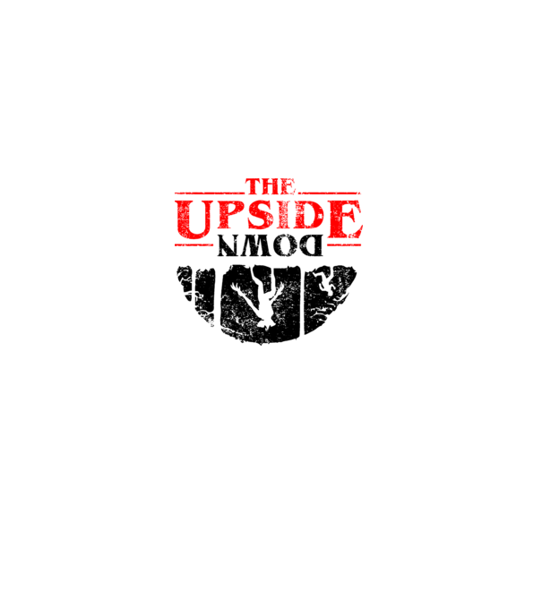 The Upside Down minta fehér pólón