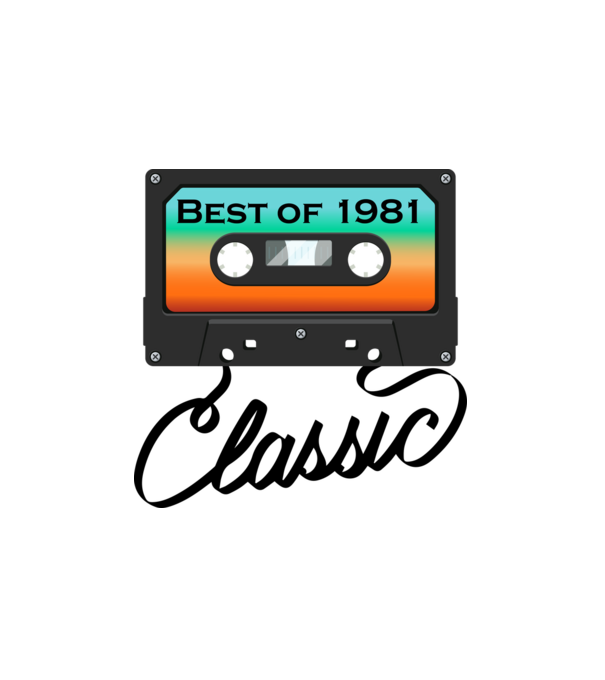 Best Of 1981 minta fehér pólón