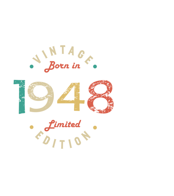 Born in 1948 minta fekete pólón