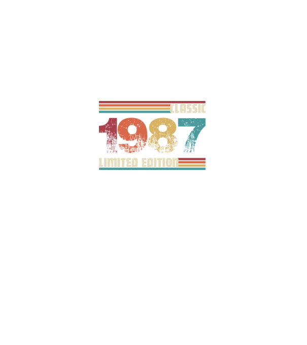 Classic 1987 minta fekete pólón