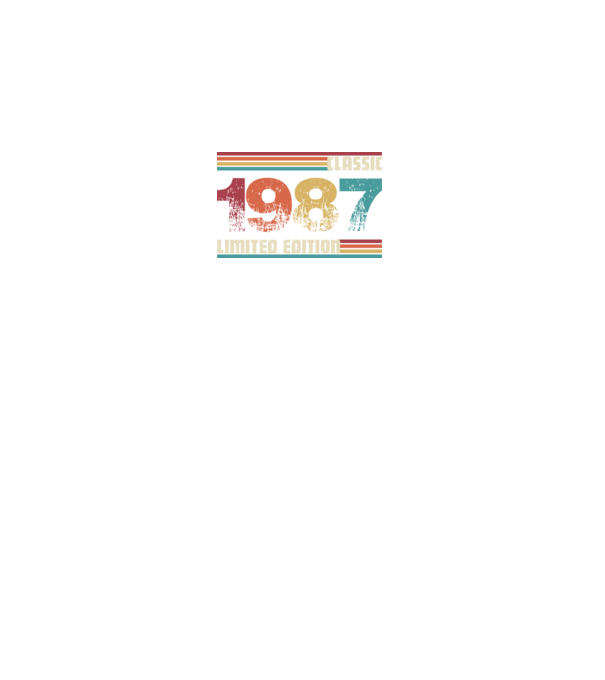 Classic 1987 minta fekete pólón