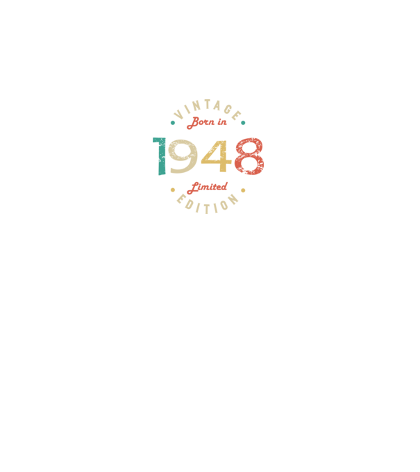 Born in 1948 minta fekete pólón