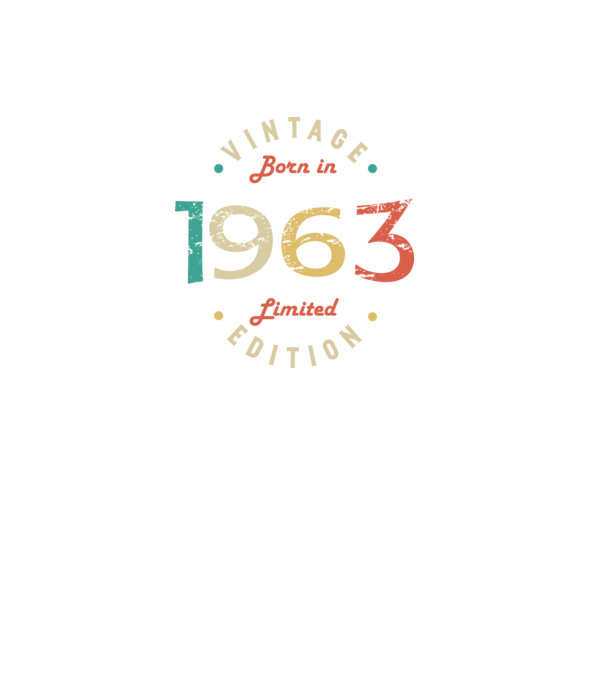 Born in 1963 minta fekete pólón