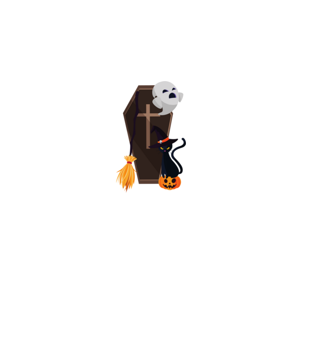 Halloween minta sötétkék pólón