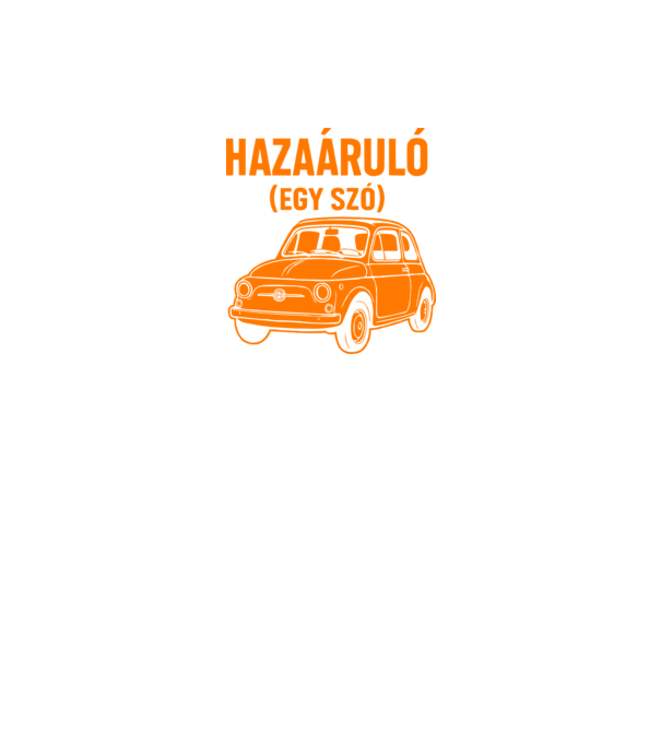 Hazaáruló (egy szó) minta fekete pólón