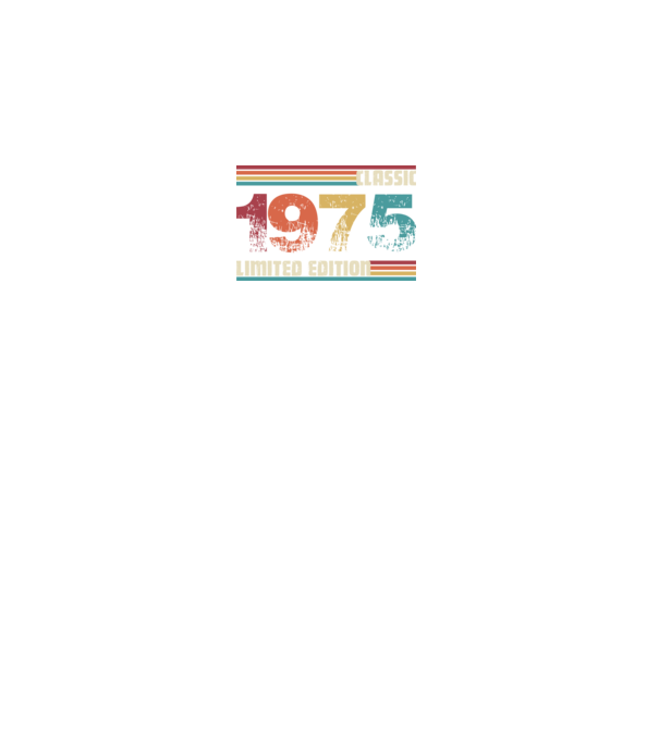 Classic 1975 minta fekete pólón