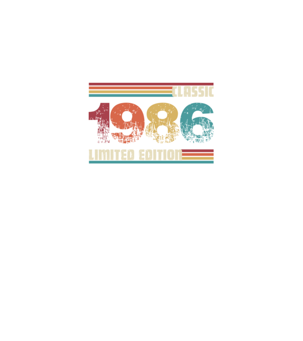 Classic 1986 minta fekete pólón