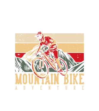 Mountain Bike kaland  minta fehér pólón