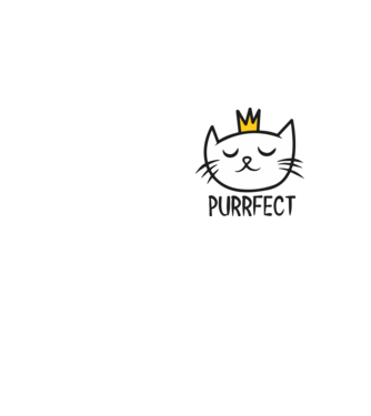Cica - purrfect minta neonsárga pólón