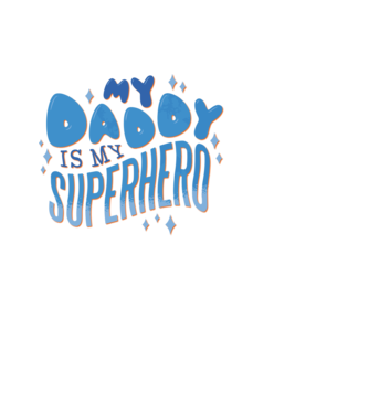 Apa szuperhős - superhero minta fehér pólón