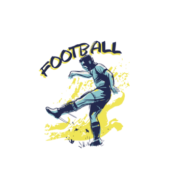 Football sport minta fehér pólón