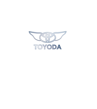 ToYoda - Toyota - Yoda minta piros pólón