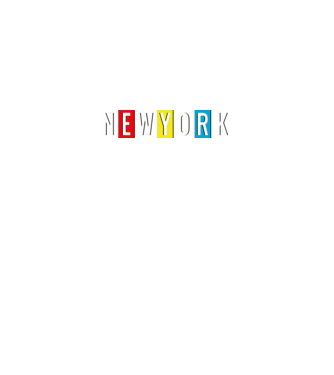 New York minta fehér pólón