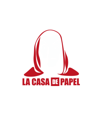 La casa de papel  minta fehér pólón