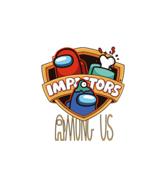 Among us - impostors among us minta fehér pólón