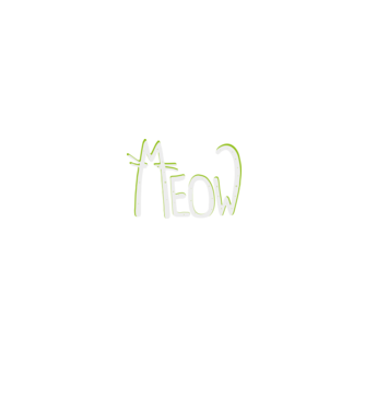 Cica betűk - Meow  minta szürke pólón