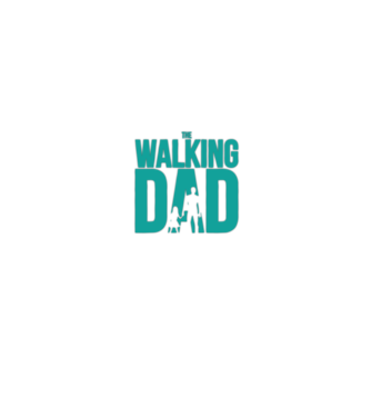 The Walking Dad minta fekete pólón