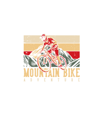 Mountain Bike kaland  minta fehér pólón