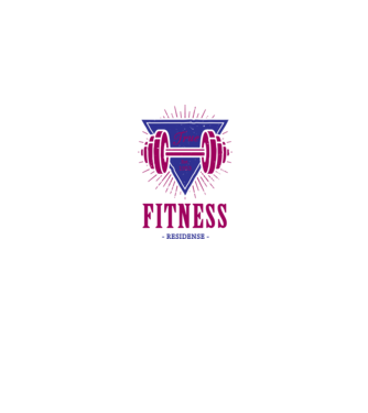 Retro Gym 11 - True Fitness minta farmerkék pólón