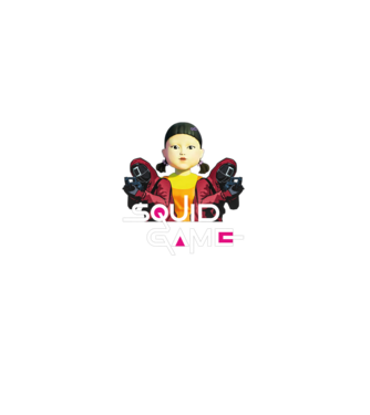 Squid game - Nyerd meg az életed minta fekete pólón