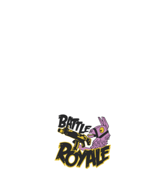 Fortnite Battle Royal Lliama minta fehér pólón