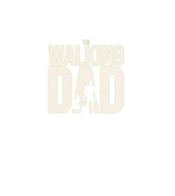 The walking DAD minta türkiz pólón