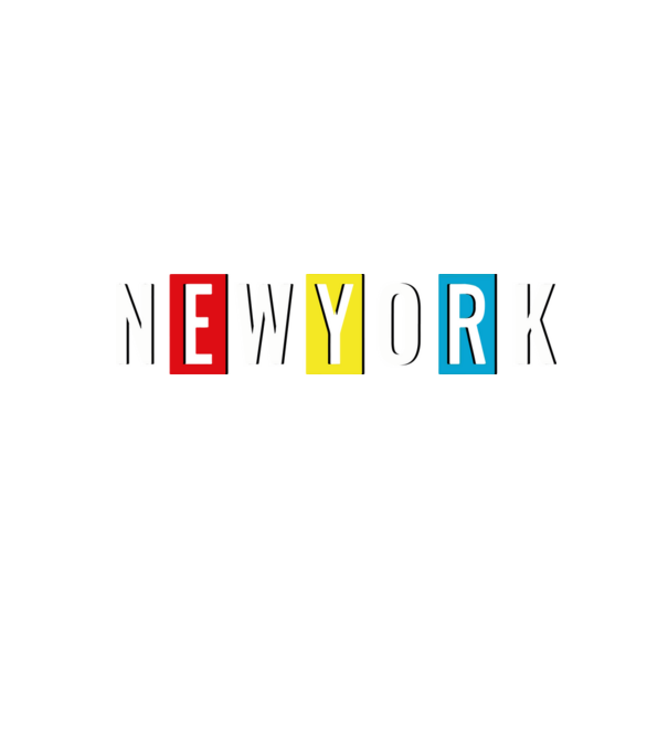 New York minta fehér/piros pólón