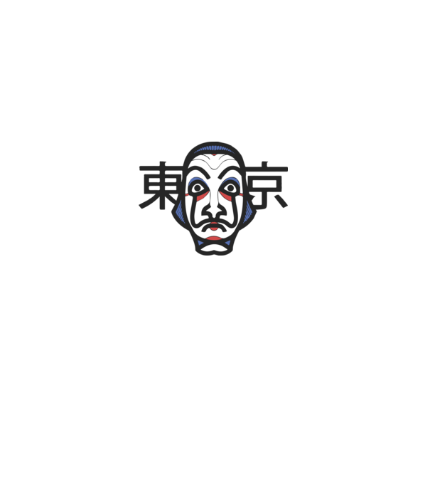 La casa de papel - Japan style minta fehér pólón