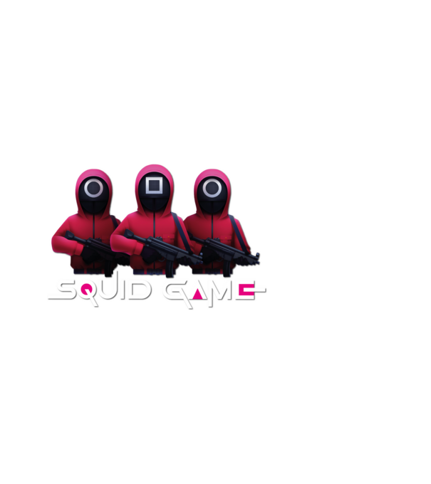 Squid game - nyerd meg az életed minta fekete pólón