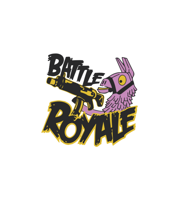 Fortnite Battle Royal Lliama minta fehér pólón