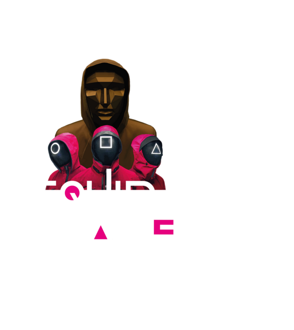 Squid game - Nyerd meg az életed minta fehér pólón