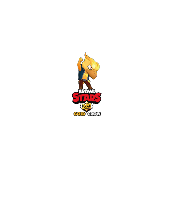 Brawls stars Gold Crow minta szürke pólón